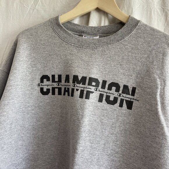 Unisex Size XL champion Sweatshirt Gray - Picture 2 of 6